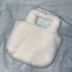 Cynthia Rowley Small Fur White Bag